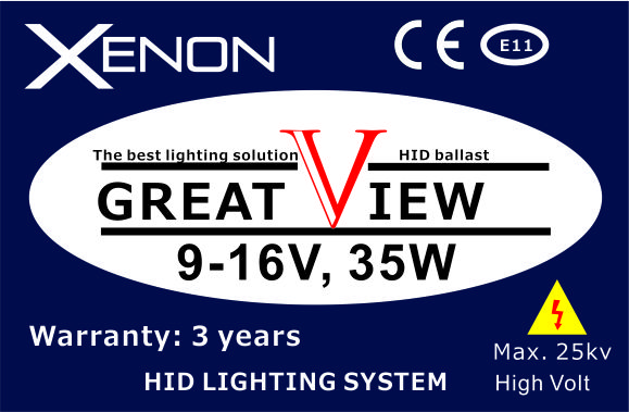 XENON GREAT VIEW H11.H7.H1/3800 LUMENA/3 GODINE GARANCIJE